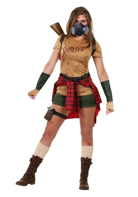 woman zombie apocalypse outfit|Amazon.com: Halloween Zombie Costumes For Women